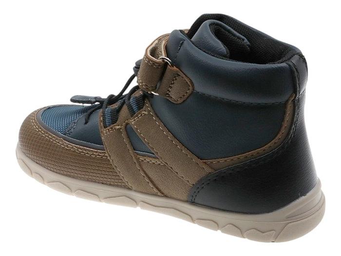 Beppi 2217820 Bota deportiva barefoot velcro marino