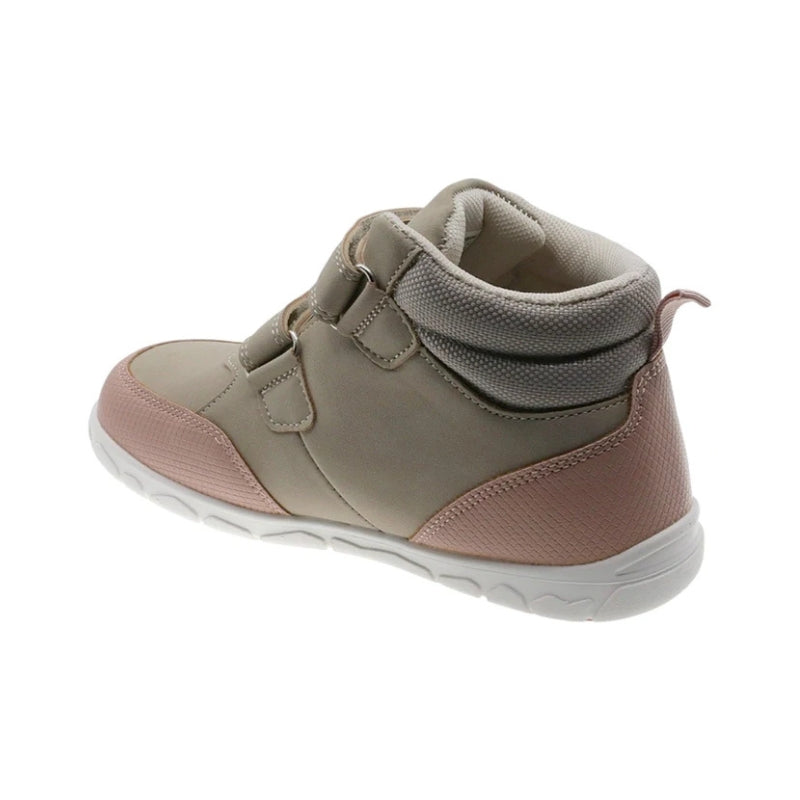 Beppi 2217801 Bota deportiva barefoot velcro beige