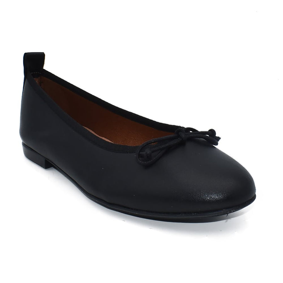 Chamby 634 Manoletina clásica negro de piel negro