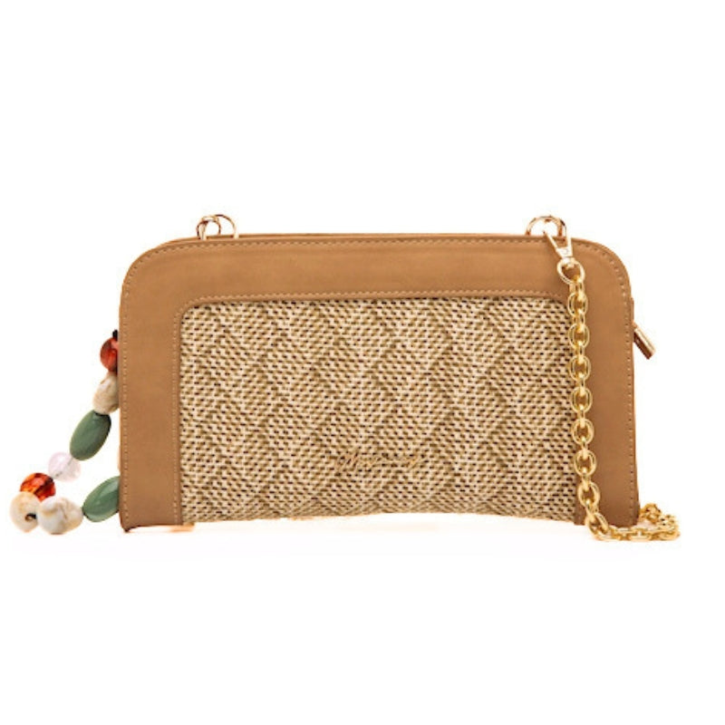 Mariamare Sueño clutch camel cadena