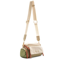 Mariamare Mesa bandolera crema kaki multibolsillos