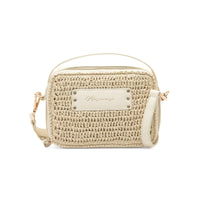 Mariamare Sabal bandolera beige rafia