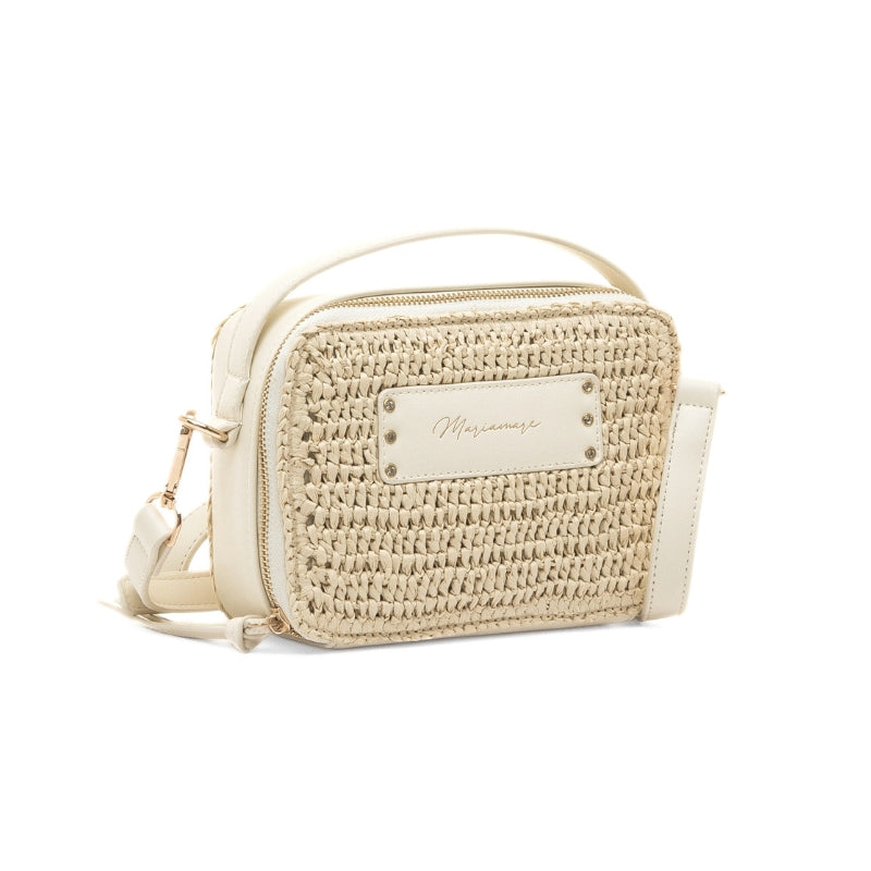 Mariamare Sabal bandolera beige rafia
