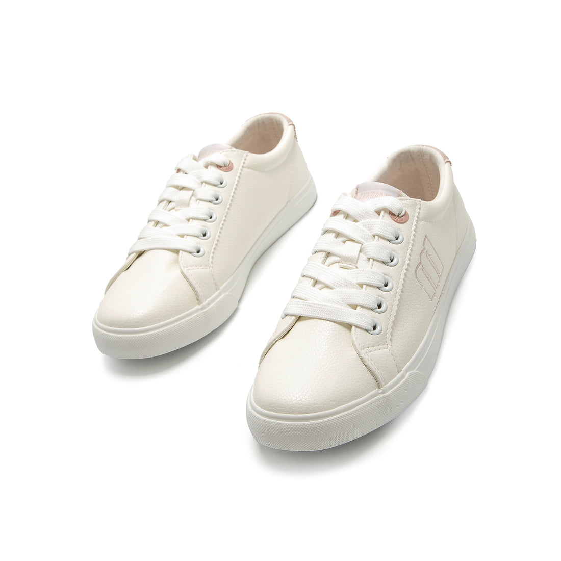 Mustang 60615 Zapatilla casual blanca y nude