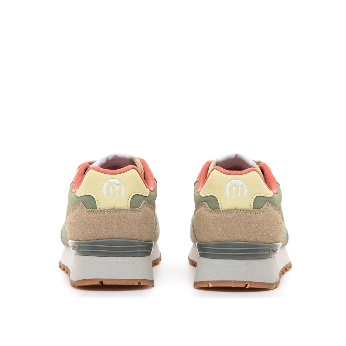 Mustang 60908 Deportiva jogging retro verde amarillo.