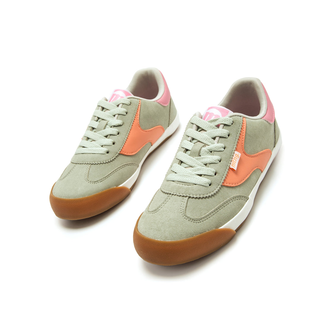 Mustang 60940 Zapatilla casual retro verde naranja