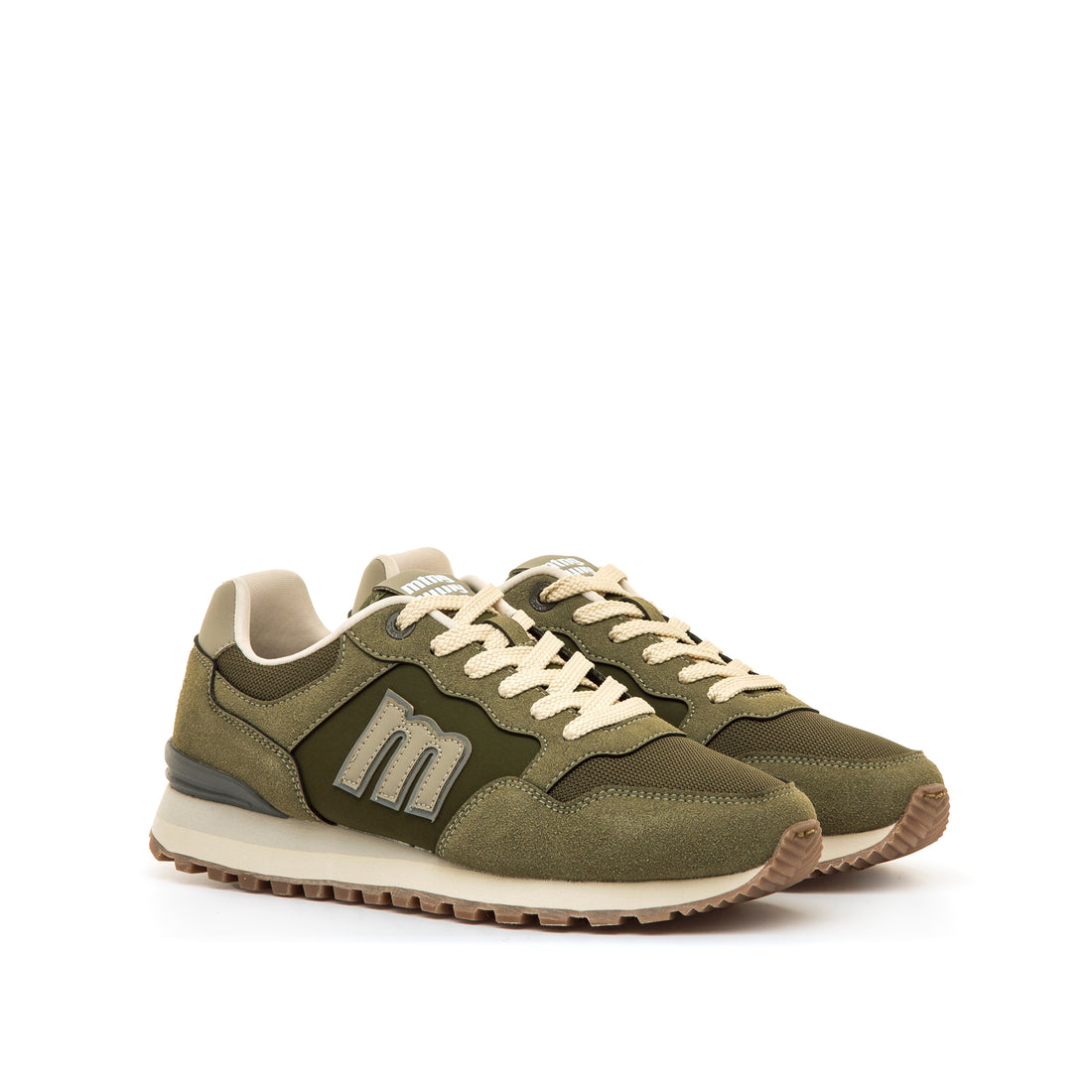 Mustang 84711 Deportiva Jogging retro kaki