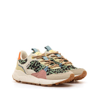 Mustang 60431 Deportiva casual animal print verde