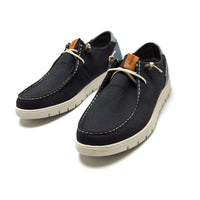 Mustang 84811 Mocasin Wallaby lona azul marino