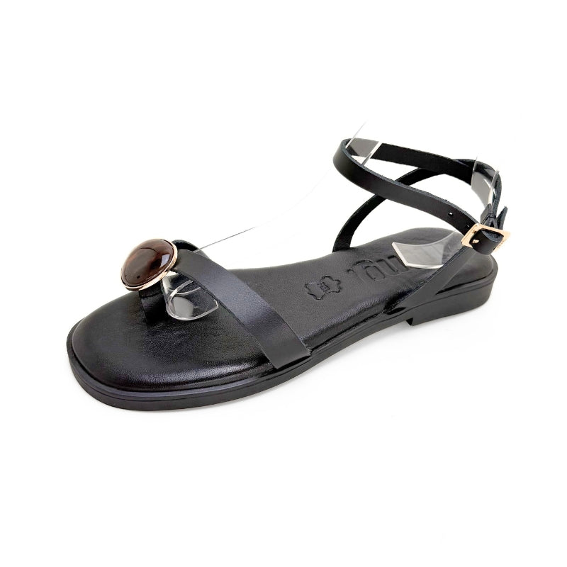 Mustang 55931 sandalia de dedo negra