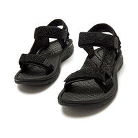 Mustang 60084 Sandalia plana de mujer velcros negro