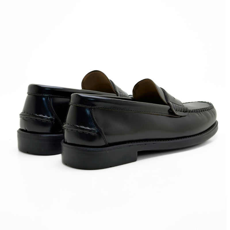 ZAPATERIAS JUAN RAMON 1300 Mocasín Castellano suela de goma negro