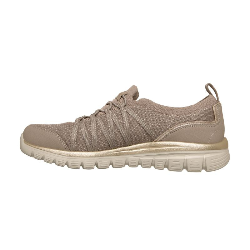 SKECHERS 100888 Deportiva Strech taupe oro
