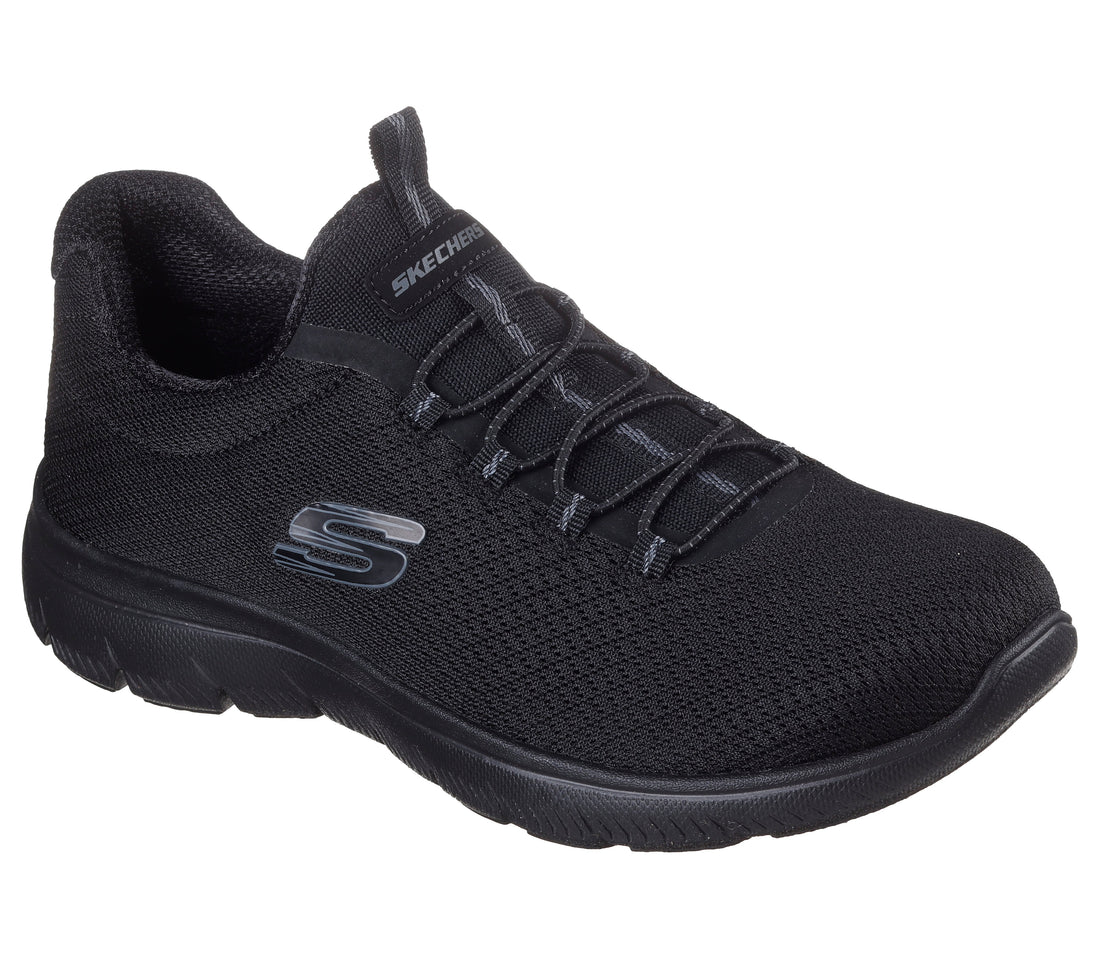 SKECHERS 150268 Deportiva elásticos negro.