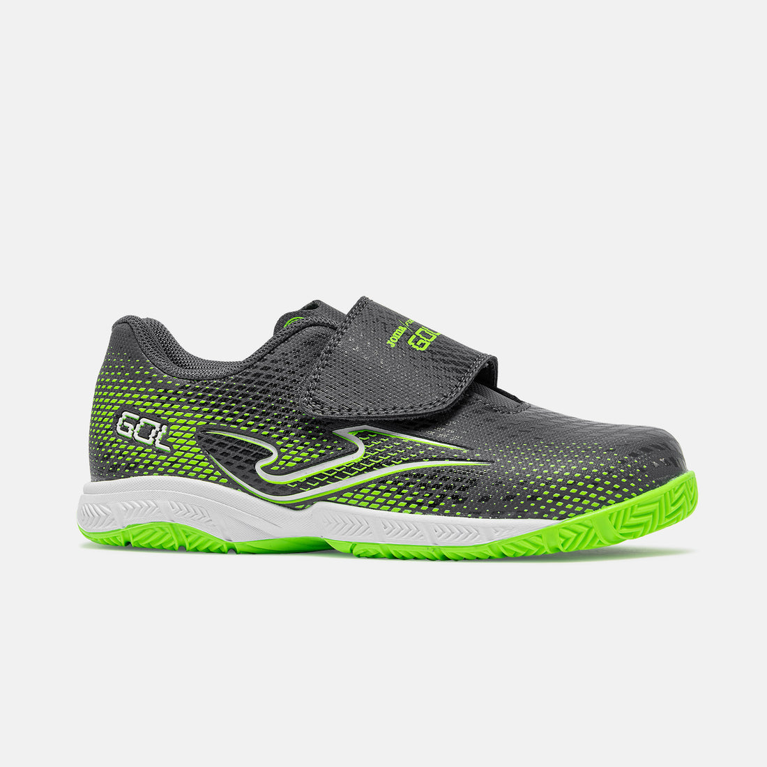 Joma Gol Zapatilla de fútbol sala con velcro indoor gris verde