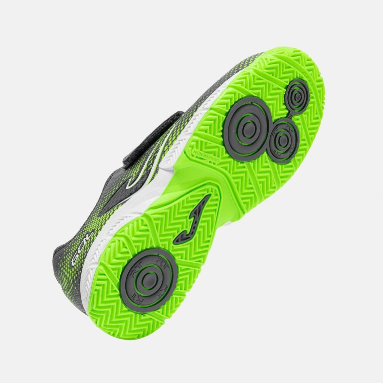 Joma Gol Zapatilla de fútbol sala con velcro indoor gris verde