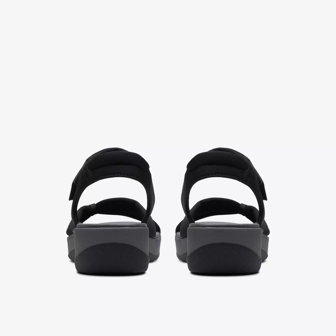 Clarks Arla Shore Sandalia sport mujer licra cruzada negro