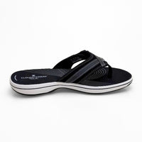 Clarks Brinkley Sandalia de dedo destalonada hombre color negro