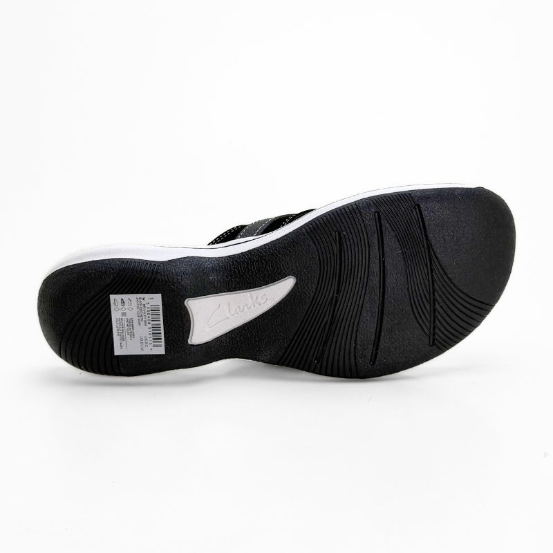Clarks Brinkley Sandalia de dedo destalonada hombre color negro