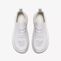 Clarks Solevana Tie Deportiva confort blanco roto