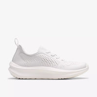 Clarks Solevana Tie Deportiva confort blanco roto