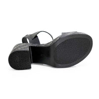 Fresia 544 sandalia negra plataforma