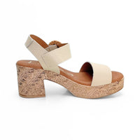 Fresia 544 sandalia beige plataforma