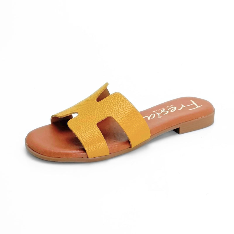 Fresia 584 Sandalia pala ocre