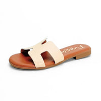 Fresia 584 Sandalia pala beige