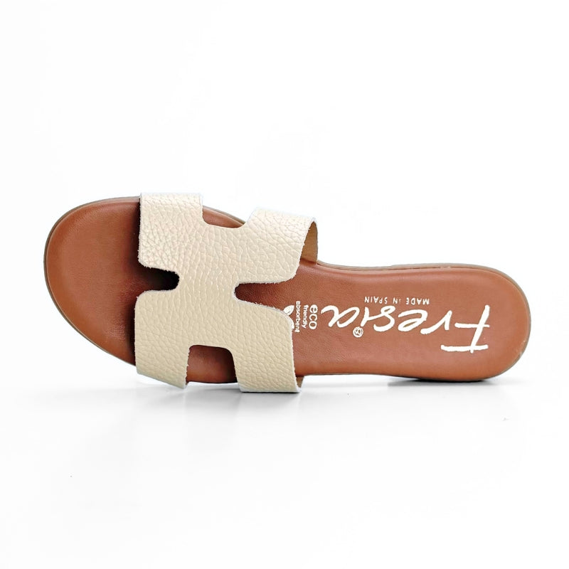 Fresia 584 Sandalia pala beige