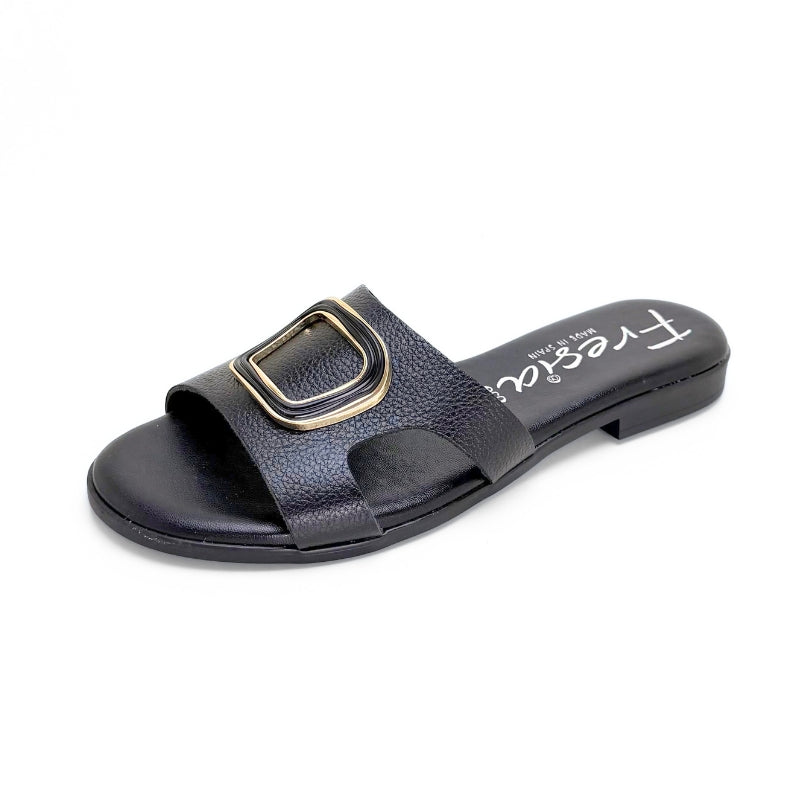 Fresia 580 sandalia pala negra