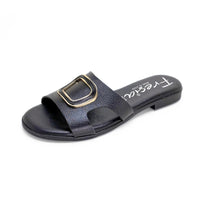 Fresia 580 sandalia pala negra