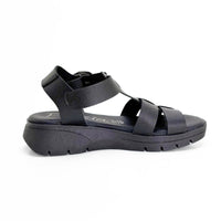 Fresia 520 sandalia negra plataforma