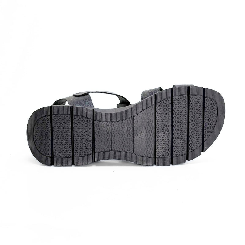 Fresia 520 sandalia negra plataforma