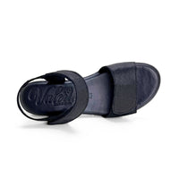 Valerias 2685 Sandalia negra con doble velcro