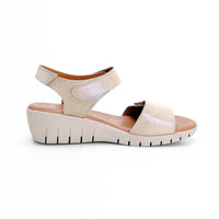 Valerias 2685 Sandalia beige platino
