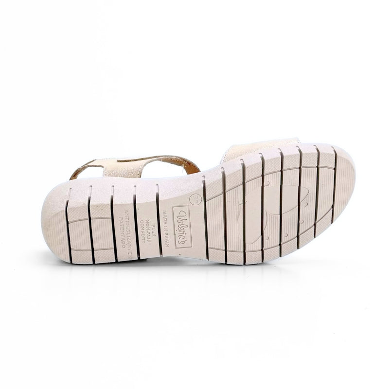 Valerias 2685 Sandalia beige platino