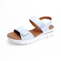 Valerias 2606 sandalia plata doble velcro
