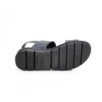 Valerias 2602 Sandalia negra de doble velcro