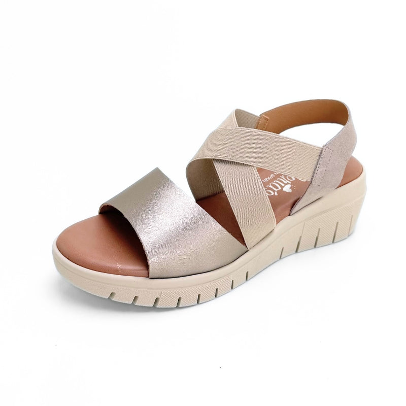 Valerias 2003 sandalia beige elásticos