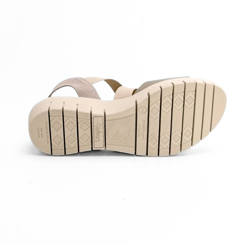 Valerias 2003 sandalia beige elásticos