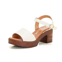 Valerias 410 sandalia beige con plataforma