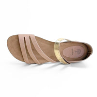 Inter Bios 4476 sandalia anatómica beige platino