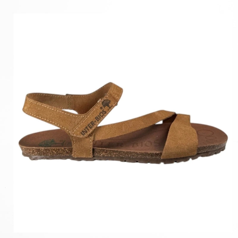 Inter Bios 1001 Sandalia barefoot de serraje cuero