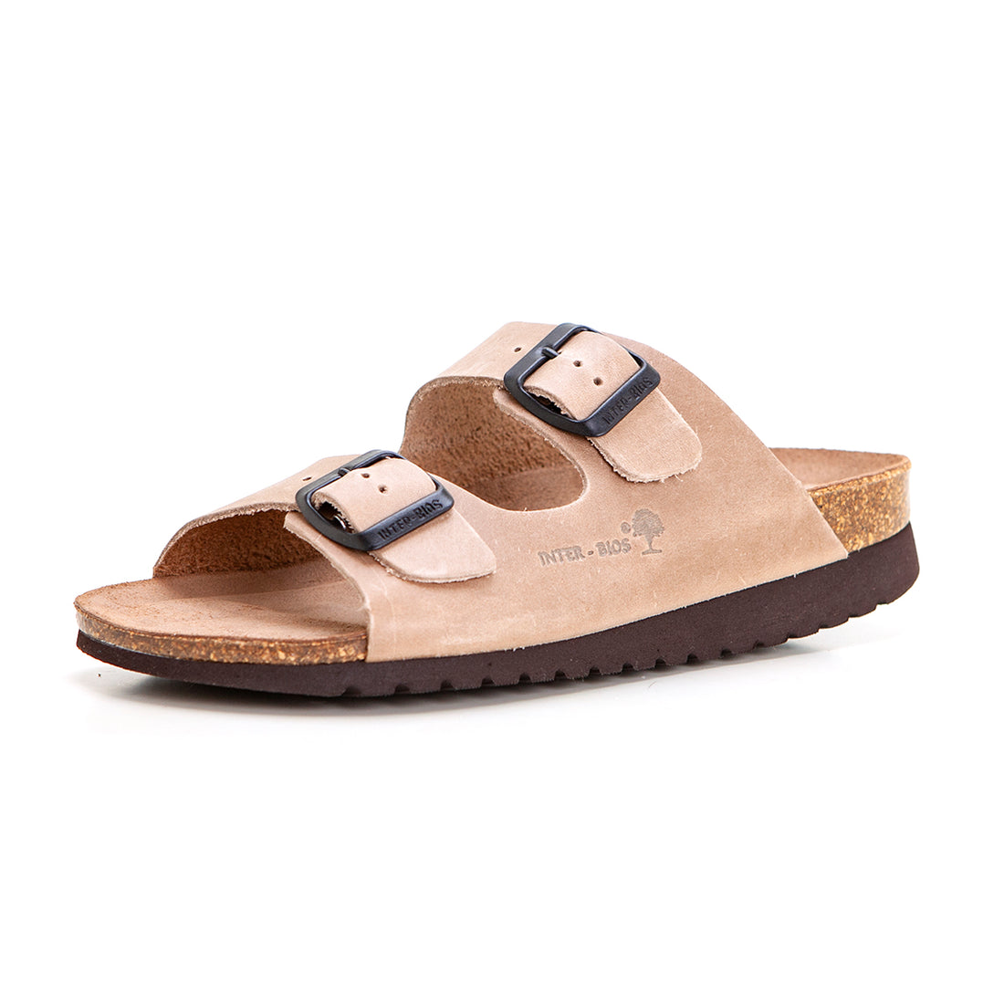 Inter-Bios 7206 Sandalia tipo zueco plataforma beig
