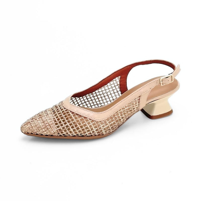 Daniela Vega 2608V Zapato de rejilla beige