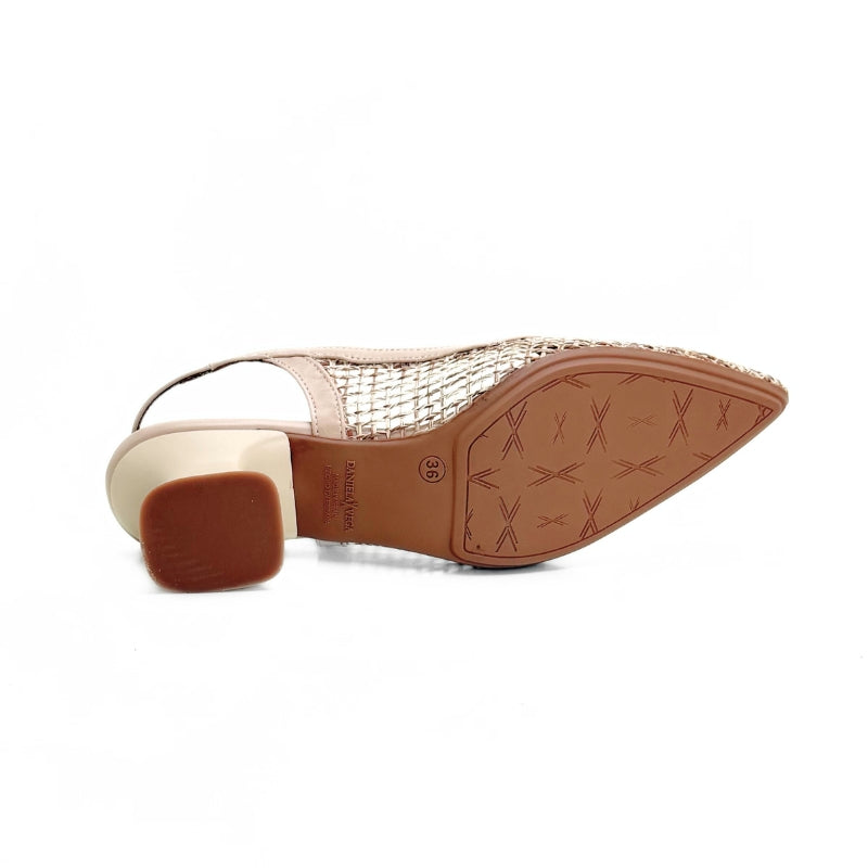 Daniela Vega 2608V Zapato de rejilla beige