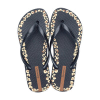 Ipanema 27321 Chancla de agua negra animal print