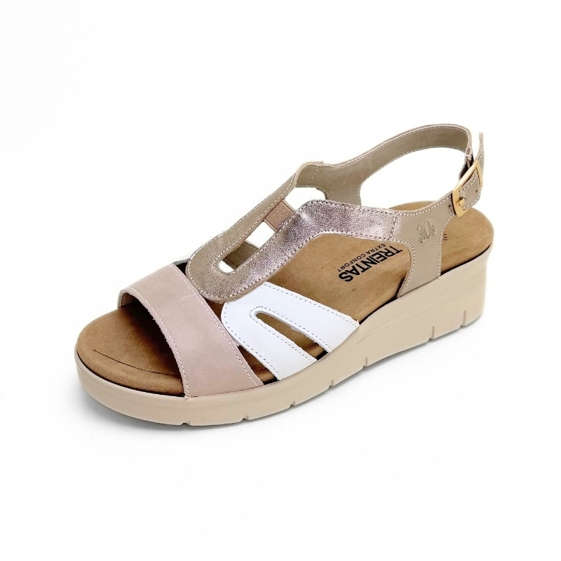 Treintas 4518 sandalia combinada con hebilla