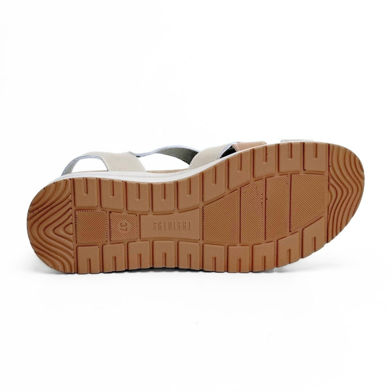 Treintas 4535 sandalia tiras cruzada con hebilla